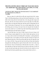 PHƯƠNG HƯỚNG HOÀN THIỆN KẾ TOÁN BÁN HÀNG XÁC ĐỊNH KẾT QUẢ BÁN HÀNG TẠI CÔNG TY XNK  TH NGÀNH MUỐI