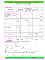 = ĐỀ THI HỌC KỲ I TOÁN =7