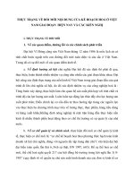 THỰC TRẠNG VỀ ĐỔI MỚI NỘI DUNG CỦA KẾ HOẠCH HOÁ Ở VIỆT NAM GIAI ĐOẠN  HIỆN NAY VÀ CÁC KIẾN NGHỊ