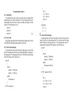 Các phương thức toán tử