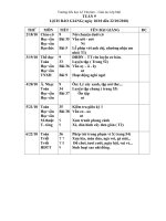 GIÁO ÁN TUẦN 9 LỚP 1( CKTKN)