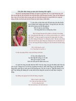 Dải yếm đào trong ca dao