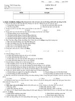 Kiểm tra vật lý 8 1 tiết