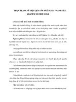 THỰC TRẠNG VỀ HIỆU QỦA SẢN XUẤT KINH DOANH CỦA NHÀ MÁY IN DIÊN HỒNG