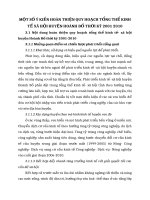 MỘT SỐ Ý KIẾN HOÀN THIỆN QUY HOẠCH TỔNG THỂ KINH TẾ XÃ HỘI HUYỆN HOÀNH BỒ THỜI KỲ 2001 2010