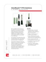 OmniReach™ FTTX Solutions 8” Non-Metallic Fiber Access Terminal