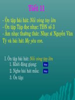 Giáo án âm nhạc