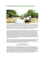 Cảm xúc về sông nước qua ca dao