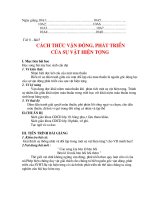 Tiết 8 - Khuynh hướng phát triển của sự vật hiện tượng