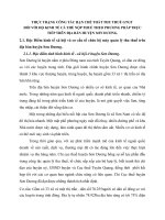 THỰC TRẠNG CÔNG TÁC HẠN CHẾ THẤT THU THUẾ GTGT