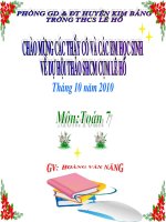 tinh chat cua day ti so bang nhau