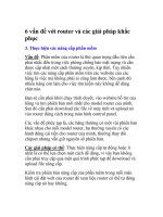 6 vấn đề với router và các giải pháp khắc phục -p2