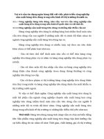 Vai trò của tín dụng ngân hàng đối với việc phát triển công nghiệp sản xuất hàng tiêu dùng trong nền kinh tế thị trường ở nước ta