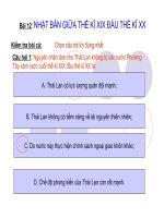 Bai Nhât Ban the ki XIX -XX