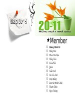 Thuyết trình chương Kinh tế thị trường định hướng XHCN ở Việt Nam