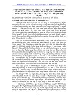 THỰC TRẠNG CHO VAY TRUNG  DÀI HẠN CỦA CHI NHÁNH NGÂN HÀNG CÔNG THƯƠNG BA ĐÌNH ĐÓI VỚI DOANH NGHIỆP NHÀ NƯỚC XÉT TỪ GIÁC ĐỘ CHẤT LƯỢNG TÍN DỤNG