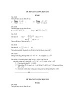 ĐỀ THI CHẤT LƯỢNG HỌC KÌ II