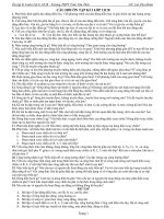 Đề cương ôn tập lí 12 kì I