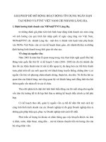 GIẢI PHÁP ĐỂ MỞ RỘNG HOẠT ĐỘNG TÍN DỤNG NGẮN HẠN TẠI NHNO VÀ PTNT VIỆT NAM CHI NHÁNH LÁNG HẠ