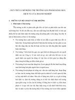 DUY TRÌ VÀ MỞ RỘNG THỊ TRƯỜNG SẢN PHẨM HÀNG HOÁ DỊCH VỤ CỦA DOANH NGHIỆP