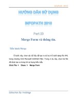 Hướng dẫn sử dụng InfoPath 2010 part 23