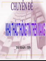 Chuyên đề tháng 10 (Tổ Toán Tin)
