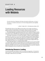 Loading Resources with Weblets