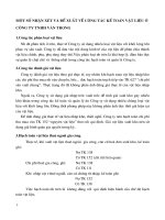 MỘT SỐ NHẬN XÉT VÀ ĐỀ XUẤT VỀ CÔNG TÁC KẾ TOÁN VẬT LIỆU Ở CÔNG TY TNHH VĂN TRỌNG