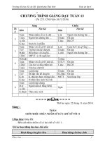 Giao an lpo 4 tuan 13-18