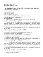 ke hoạch bôi dưong các năm học