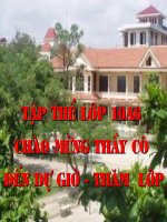 mot vai khai niem mo dau