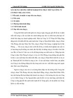 XÂY DỰNG CHƯƠNG TRÌNH MARKETING TRỰC TIẾP TẠI CÔNG TY CỔ PHẦN NHỰA ĐÀ NẴNG