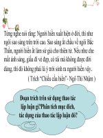 tiết 43: Luyện tập thao tác lập luận so sanh