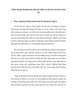 THỰC TRẠNG MARKETING MIX TẠI CÔNG TY VẬN TẢI VÀ ĐẠI LÝ VẬN TẢI