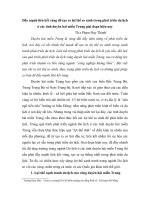 Đẩy mạnh liên kết vùng để tạo ra lợi thế so sánh trong phát triển du lịchở các tỉnh duyên hải miền Trung giai đoạn hiện nay