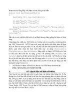 Công cụ của .NET phần cuối