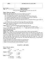 DE KIEM TRA SINH HỌC 9 TRỌN BỘ