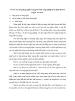 Vai trò của công làng nghề trong quá trình công nghiệp hoá