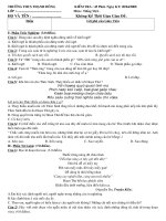 KIỂM TRA 45 PHÚT - TIẾNG VIỆT