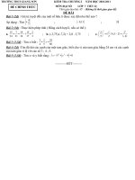 KIEM TRA CHUONG I DAI 7 TIET 22 - CO DAP AN