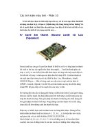 Các linh kiện máy tính - Phần 10