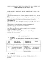 GDSDNLTK&HQ thông qua môn Sinh học ở trường THCS