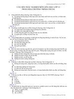 Ôn thi kỳ I môn Hoá ( Chuẩn)