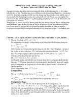 Tổng hợp các pp giải pt vô tỉ