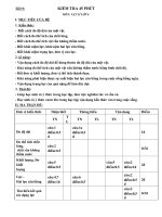 kiểm tra 1 tiết lý 6