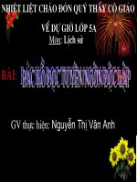 Bac Ho doc tuyen ngon doc lap