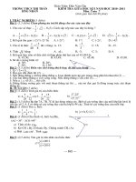 đề thi giữa học kì I năm 2010 -2011