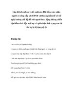 Lập biên bản họp và đề nghị của Hội đồng xác nhận người có công cấp xã (UBND xã thành phần) để xét đề nghị hưởng chế độ đối với người hoạt động kháng chiến bị nhiễm chất độc hoá học và ghi nhận tình trạng con đẻ của họ bị dị dạng dị tật