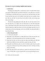 CƠ SỞ LÝ LUẬN VỀ HOẠT ĐỘNG BÁN HÀNG