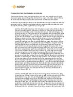 Phương thức hiện thực hóa giấc mơ lãnh đạo